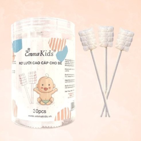 Rơ lưỡi trẻ em EmmaKids cao cấp (hộp 30 que)